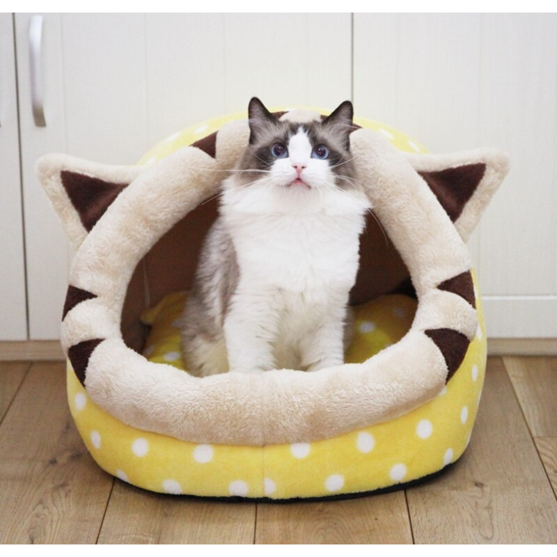 耐臟舒適，四季皆宜 大號(hào)拆洗柔軟寵物窩讓愛(ài)寵溫暖過(guò)冬